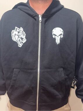 Darc Sport x Punisher Zip Up Men’s L NWT